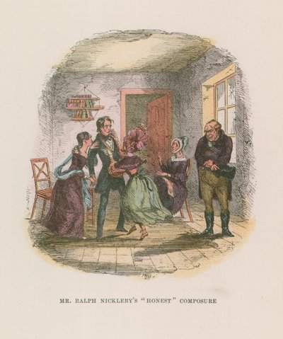 Illustration for Nicholas Nickleby by Hablot Knight Browne