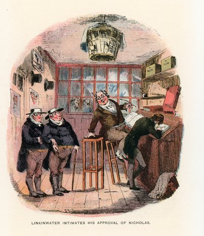 Illustration for Nicholas Nickleby by Hablot Knight Browne