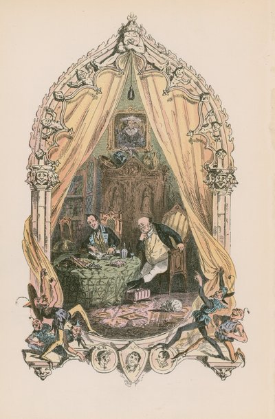 Illustration for Pickwick Papers by Hablot Knight Browne