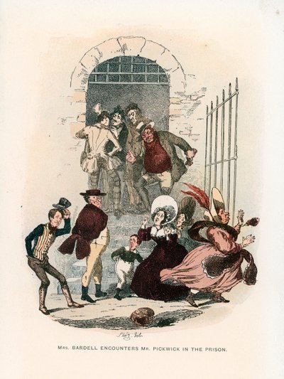 Illustration for the Pickwick Papers by Hablot Knight Browne