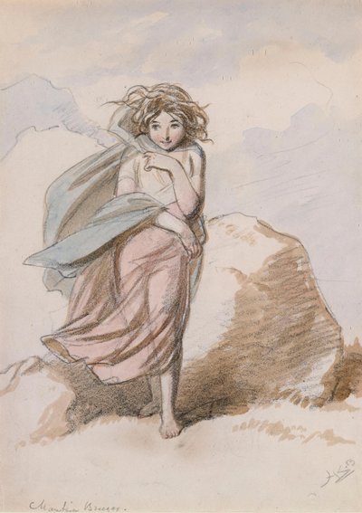 Mountain Breezes by Hablot Knight Browne