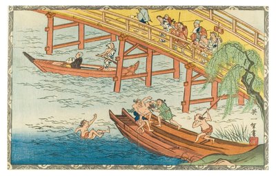 6th Lunar Month from the series The Twelve Months, c.1830-1839 by Hanabusa Itcho