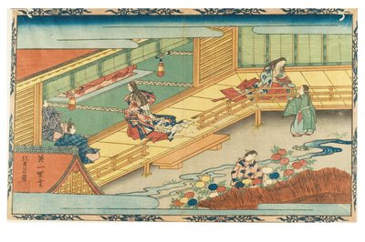 A Court Scene by Hanabusa Itcho