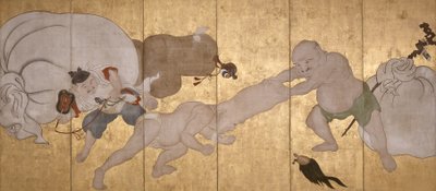 Seven Gods Of Good Fortune by Hanabusa Itcho