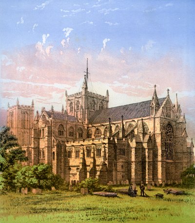 Ripon Cathedral, Yorkshire, c. 1870 by Hanhart