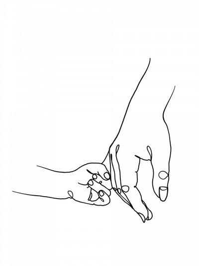 Holding Tiny Hands by Hanna Lee Tidd