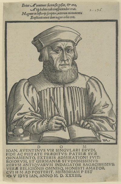 Dedication of the Annals of Bavaria by Hanns Lautensack