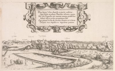 Panoramic View of Nuremberg: Left Portion by Hanns Lautensack
