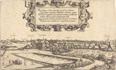 View of Nuremberg from the West (left section) by Hanns Lautensack