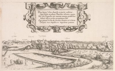 Panoramic View of Nuremberg: Left Portion by Hanns Sebald Lautensack