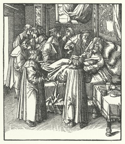 The death of the Holy Roman Emperor Frederick III by Hans (after) Burgkmair
