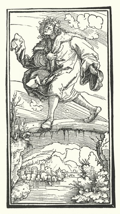 Woodcut from De Remediis Utriusque Fortunae (Remedies for Fortune Fair and Foul) by Petrarch by Hans (after) Burgkmair