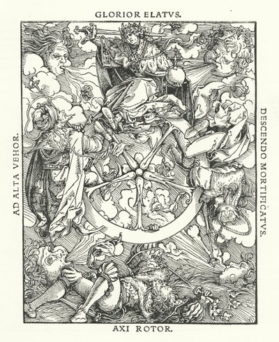 Woodcut from De Remediis Utriusque Fortunae (Remedies for Fortune Fair and Foul) by Petrarch by Hans (after) Burgkmair