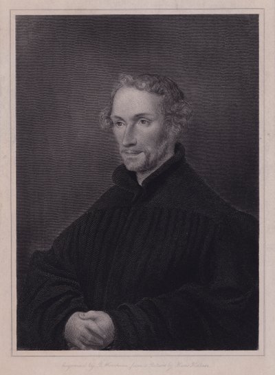 Philipp Melanchthon, German Protestant reformer and collaborator with Martin Luther by Hans (after) Holbein the Younger