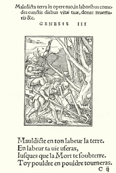 The Curse upon Earth and on Man by Hans (after) Holbein the Younger