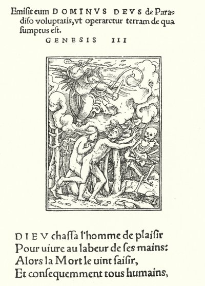 The Driving Forth from Eden by Hans (after) Holbein the Younger