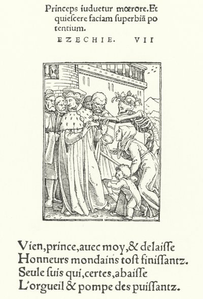 The Prince Elector (engraving) by Hans (after) Holbein the Younger