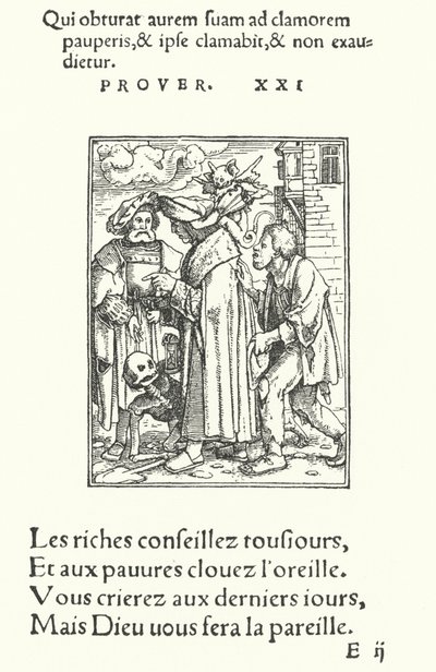 The Senator, or Magistrate (engraving) by Hans (after) Holbein the Younger