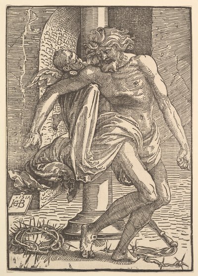 Christ with the Instruments of Torture Supported by a Little Angel by Hans Baldung