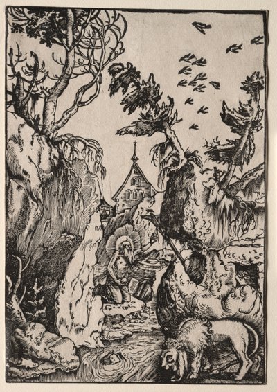 St. Jerome in the Wilderness by Hans Baldung