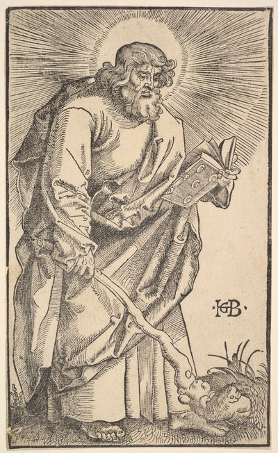 St. Judas Thaddaeus from Christ and the Apostles, 1519 by Hans Baldung