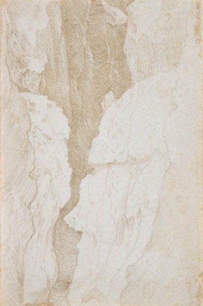 A Deep Gorge with a Rushing Stream at the Bottom by Hans Baldung Grien