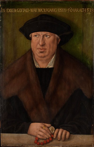 Portrait of Wolfgang Eisen by Hans Brosamer