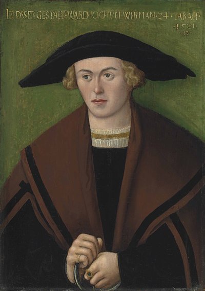 Portrait of Jochum Wirman by Hans Brosamer