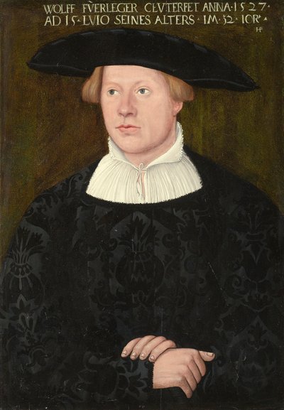 Portrait of Wolff Fürleger by Hans Brosamer