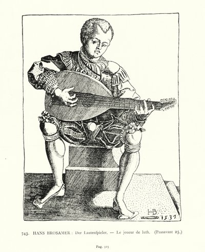 The Lute Player by Hans Brosamer
