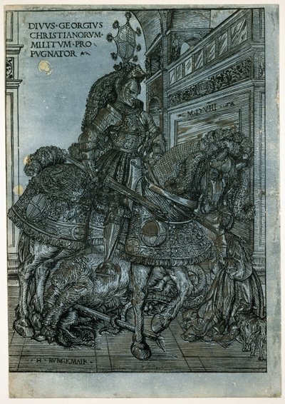 St George on Horseback by Hans Burgkmair