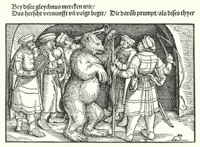 The Bear Trainers by Hans Burgkmair