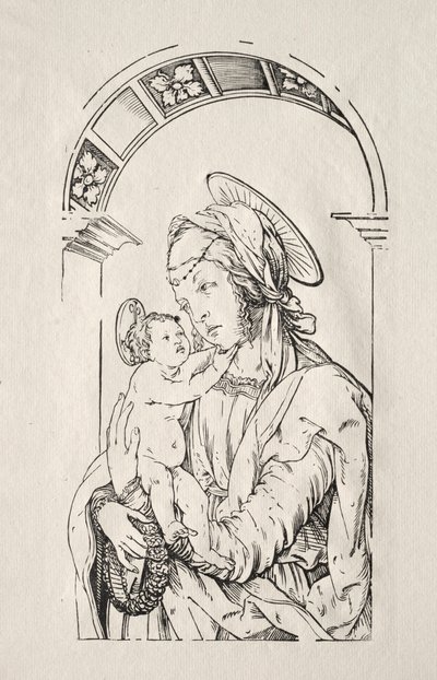 The Virgin with the Child under an Arch by Hans Burgkmair