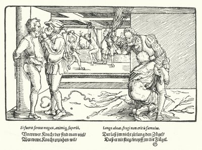 The punishment of servants by Hans Burgkmair