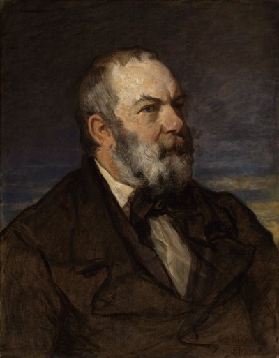 Portrait of the Painter Johann Wilhelm Schirmer by Hans Canon