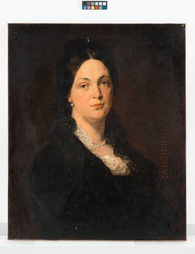 Justine von Hochstetter, née Bengough, wife of Carl Christian Hochstetter by Hans Canon