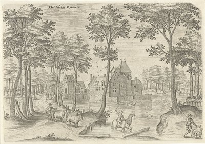 View of the Castle of Rivieren by Hans Collaert (I)