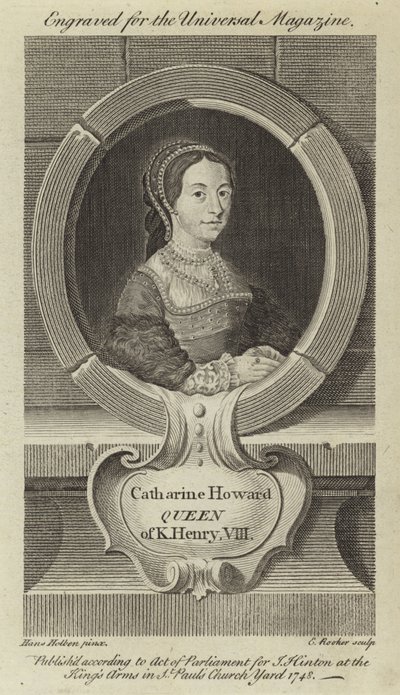 Catharine Howard, Queen of King Henry VIII by Hans Holbein der Jüngere