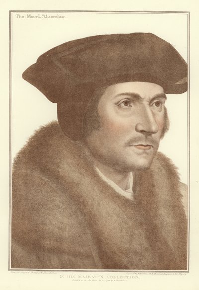 Sir Thomas More (aquatint) by Hans Holbein der Jüngere