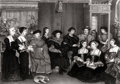 The Family of Thomas More by Hans Holbein der Jüngere