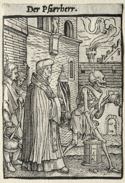 Dance of Death: The Pastor by Hans Holbein the Younger