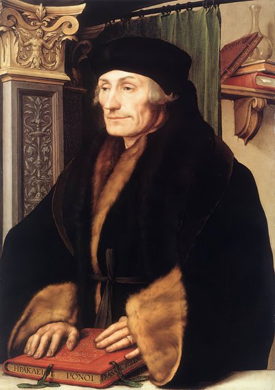 Erasmus by Hans Holbein the Younger