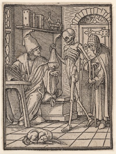 The Doctor (or Physician), from "The Dance of Death" by Hans Holbein the Younger
