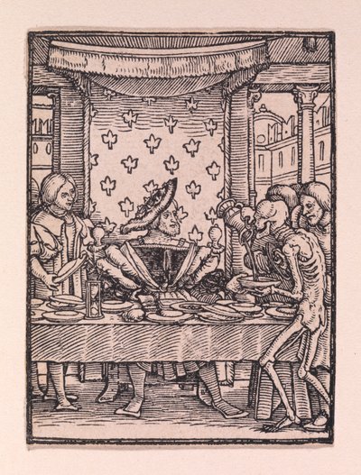 The Rich Man, from "The Dance of Death" by Hans Holbein the Younger