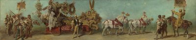 Design for the 1879 Parade - The Clothing Industry by Hans Makart