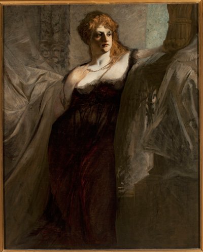 Portrait of a Young Woman by Hans Makart