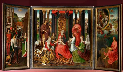 Altarpiece of St. John the Baptist and St. John the Evangelist by Hans Memling