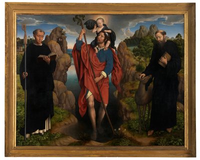 Central Panel of the Triptych of Willem Moreel by Hans Memling