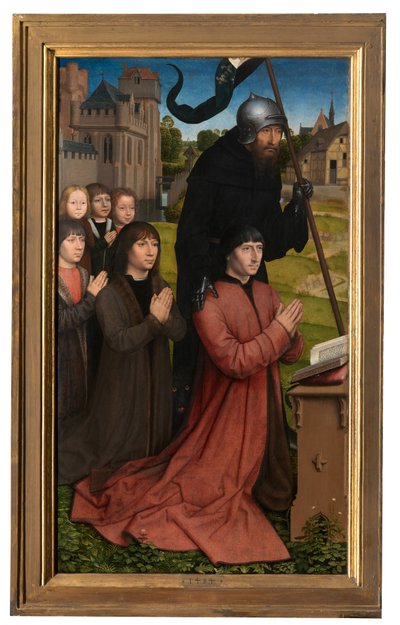Triptych of Willem Moreel (detail) by Hans Memling