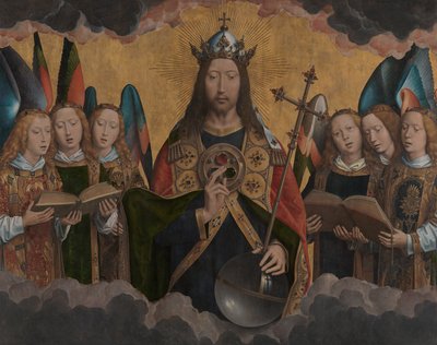 God the Father with Singing Angels by Hans Memling